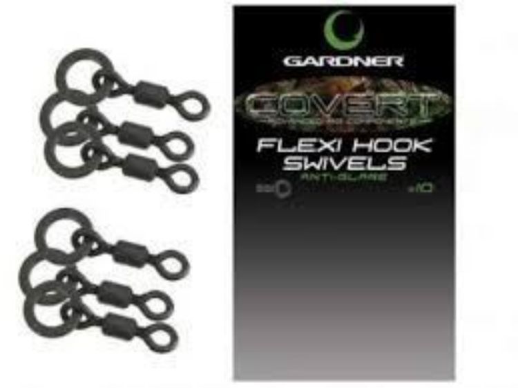 Снимка на Вирбел Gardner Covert Flexi Hook Swivels
