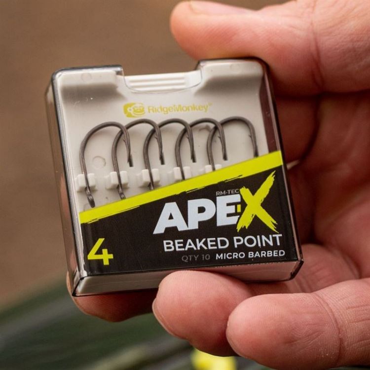 Снимка на Куки RidgeMonkey Ape-X Beaked Point Barbed