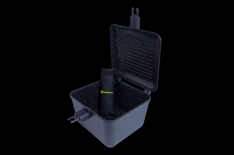 Снимка на Тиган RidgeMonkey Connect Deep Pan & Griddle XL Granite Edition