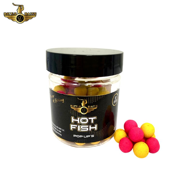 Снимка на Топчета Pop Up BATTLE BAITS Hot Fish