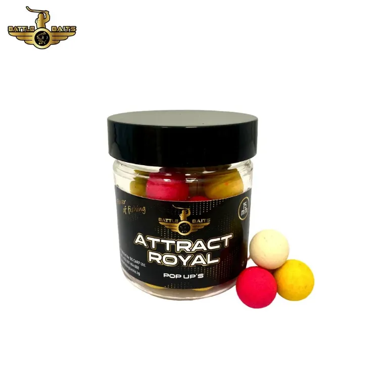Снимка на Топчета Pop Up BATTLE BAITS Attract Royal 15mm