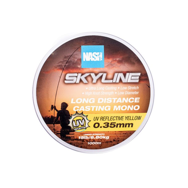 Снимка на Монофилно влакно NASH Skyline Mono UV Yellow 