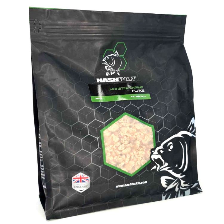 Снимка на Протеинови топчета на парченца / люспа Nash Bait Monster Shrimp Flake