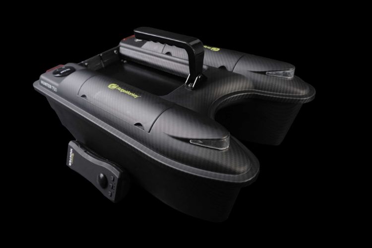Снимка на Лодка за захранване RidgeMonkey Hunter 750 Bait Boat Hi-Viz / Hi-Viz Echo Edition