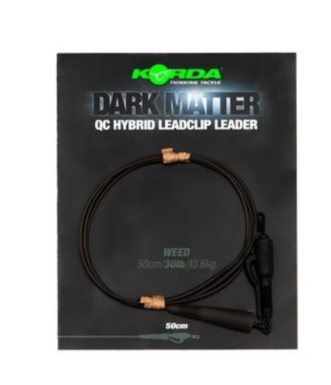 Снимка на Вързани лидери Korda Dark Matter Leader QC Hybrid Clip