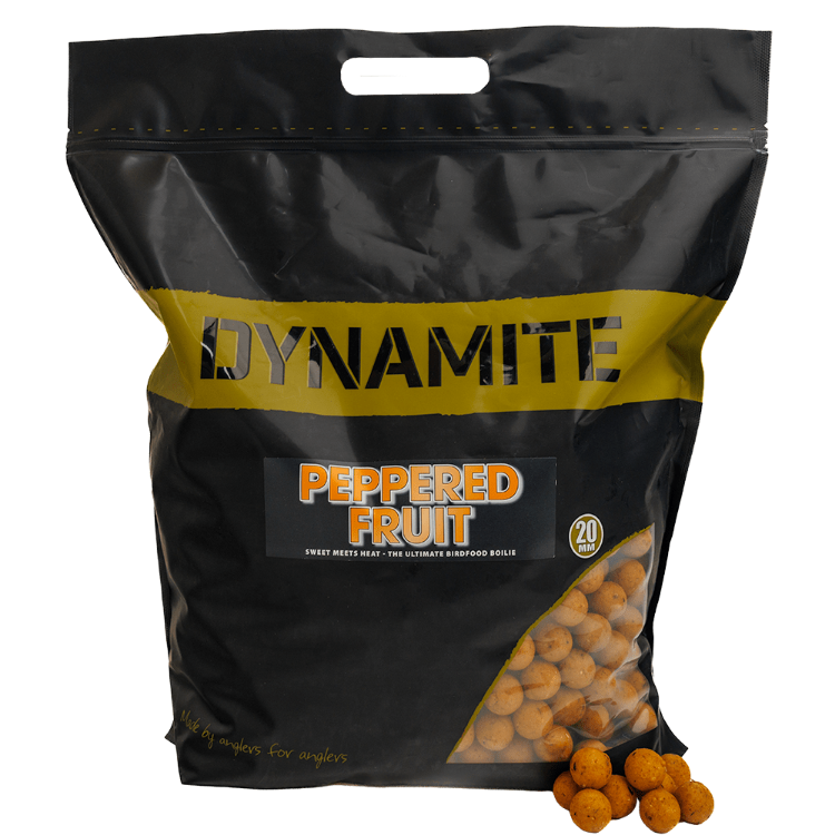 Снимка на Протеинови топчета Dynamite Baits Peppered Fruit 1,8kg